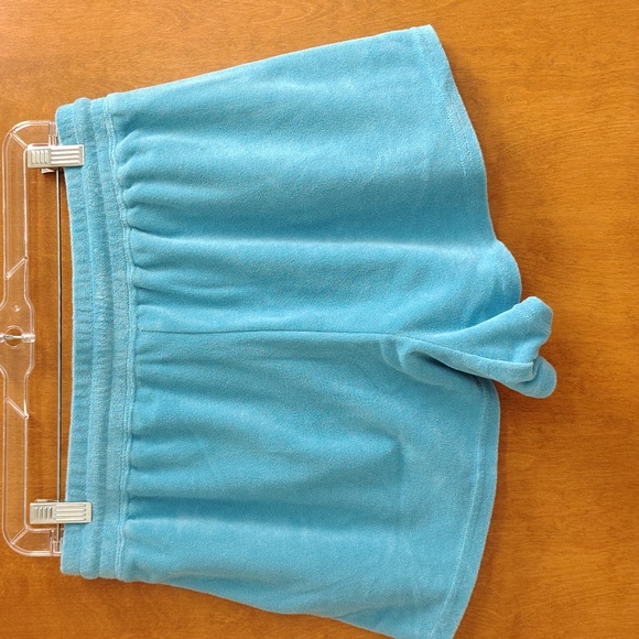 Fabletics Blue Terry Cloth Shorts Set - Picture 11 of 14